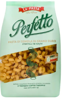 Макаронні вироби LA PASTA PER PRIMI PERFETTO Stortelli №929/35, 400 г
